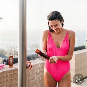ZARA Hot Pink One Piece Suit